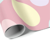 パステルモダンカラフルエッグパターン |イースターラップ ラッピングペーパー (ロールコーナー)