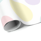 パステルモダンカラフルエッグパターン |イースター ラッピングペーパー (ロールコーナー)