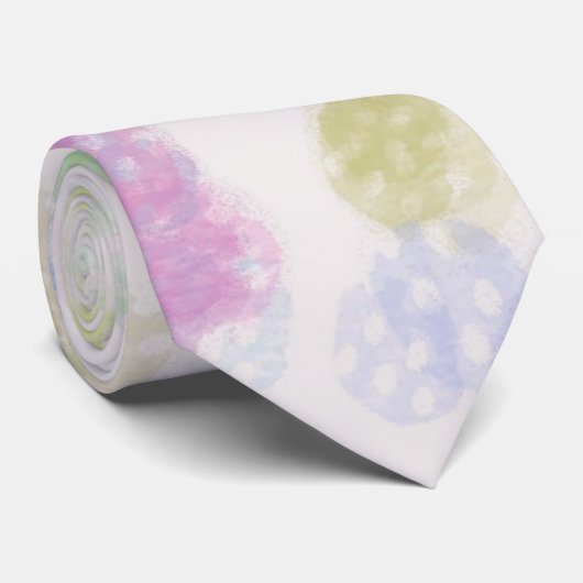 パステルモダンカラー抽象芸術パターン ネクタイ (ロール)