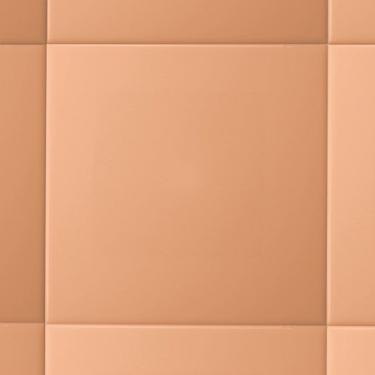 パステルモダンカラー無地のピーチ タイル