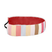パステルモダンキャンディストライプー アスレチックヘッドバンド (左)