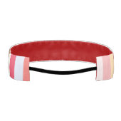 パステルモダンキャンディストライプー アスレチックヘッドバンド (裏面)