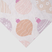 パステルモダンクリスマスオーナメントズホワイトクリスマス 薄葉紙 (詳細)