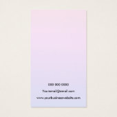 パステルモダングラデーションetsyイヤリング表示カード (裏面)