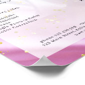 パステルモダングリッターサロン価格表ポスター ポスター (角)