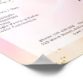 パステルモダングリッターサロン価格表ポスター ポスター (角)