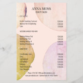 パステルモダングリッターフライヤー チラシ (裏面)