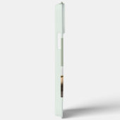 パステルモダングリーンファミリーフォンケースコラージグリッド Case-Mate iPhoneケース (裏面 / 右)