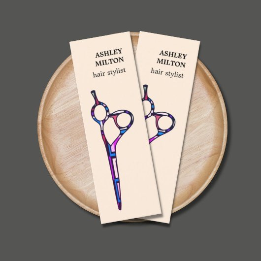 パステルモダンシザースマカラフルードレッサー スキニー名刺