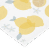 パステルモダンシトラスレモン模様 テーブルクロス (アングル)