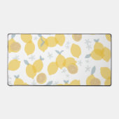 パステルモダンシトラスレモン模様 デスクマット (正面)