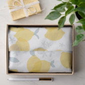 パステルモダンシトラスレモン模様 薄葉紙 (ギフト)