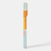 パステルモダンジオメトリックパーソナライズされた形状 iPhoneケース (右側面)