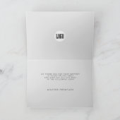 パステルモダンジョイフルカンパニービジネスホリデー カード (内部)