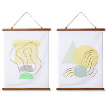 パステルモダンズ&金ゴールド抽象的