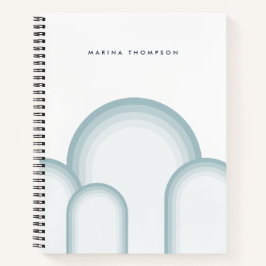 パステルモダンセージグリーンレトロヴィンテージ ノートブック