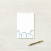 パステルモダンセージグリーンレトロヴィンテージ ポストイット (デスク上)