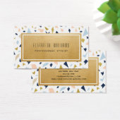 パステルモダンテラゾスタイリスト名刺 (デスク)