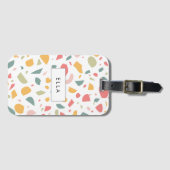 パステルモダンテラッツォパターン ラゲッジタグ (正面横)