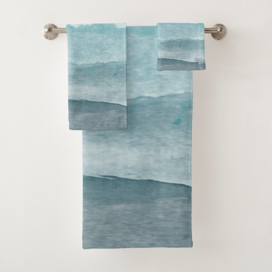 パステルモダンテラッツォ模様バスタオールセット バスタオルセット (インサイチュ)