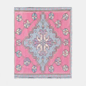 パステルモダントルコラグ フリースブランケット (正面)