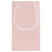 パステルモダンハロウィーンスカル秋不気味フローラ スモールペーパーバッグ (裏面)