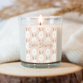 パステルモダンバニー卵パターン |イースター恵み スクエアシール