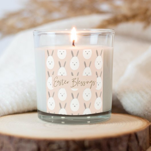 パステルモダンバニー卵パターン |イースター恵み スクエアシール