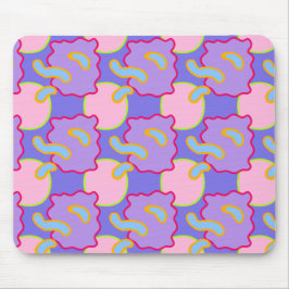 パステルモダンバブルとブロブ マウスパッド