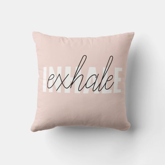 パステルモダンピンクインハレエクヘール引用文 クッション (裏面)