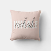 パステルモダンピンクインハレエクヘール引用文 クッション (正面)