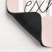 パステルモダンピンクインハレエクヘール引用文 マウスパッド (コーナー)