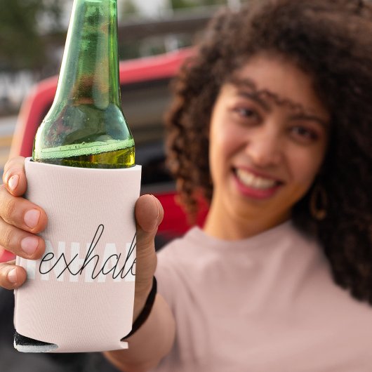 パステルモダンピンクインハレエクヘール引用文 缶クーラー