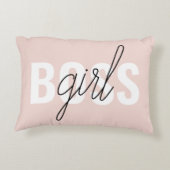 パステルモダンピンクガールボスフレーズ アクセントクッション (裏面)