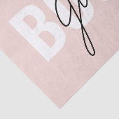 パステルモダンピンクガールボスフレーズ 薄葉紙 (詳細)