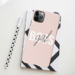 パステルモダンピンクガールボスフレーズ iPhone 11Pro MAXケース<br><div class="desc">パステルモダンピンクガールボスフレーズ</div>
