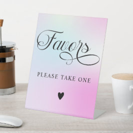 パステルモダンピンククラウドナインの好意 台座サイン