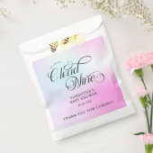 パステルモダンピンククラウドナイン赤ちゃんシャワー フェイバーバッグ (封をした状態)