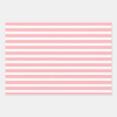 パステルモダンピンククリスマスツリー混載 ラッピングペーパーシート (正面3)