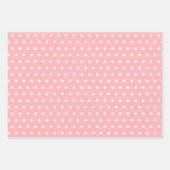 パステルモダンピンククリスマスツリー混載 ラッピングペーパーシート (正面2)