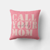 パステルモダンピンクドームルームデカール クッション (裏面)