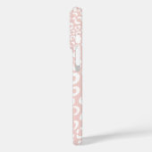 パステルモダンピンクヒョウアニマルプリントパターン Case-Mate iPhoneケース (裏面 / 左)