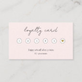 パステルモダンピンクビジネスロイヤリティカード ロイヤリティカード (正面)