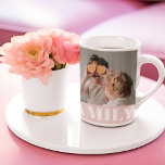 パステルモダンピンクファミリーフォトギフト コーヒーマグカップ<br><div class="desc">パステルモダンピンクファミリーフォトギフト</div>