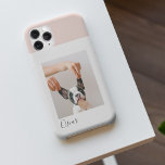 パステルモダンピンクフレーム |個人用の犬の写真 iPhone 11Pro MAXケース<br><div class="desc">パステルモダンピンクフレーム |個人用の犬の写真</div>
