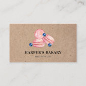 パステルモダンピンクマカロンプロフェッショナルロゴ 名刺 (正面)
