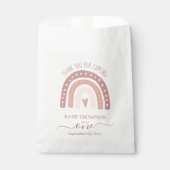 パステルモダンピンクレインボーホファースト誕生日 フェイバーバッグ (正面)