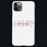 パステルモダンピンク美しいこんにちは iPhone 11Pro MAXケース<br><div class="desc">パステルモダンピンク美しいこんにちは</div>