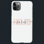 パステルモダンピンク美しいこんにちは iPhone 11Pro MAXケース<br><div class="desc">パステルモダンピンク美しいこんにちは</div>