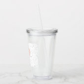 パステルモダンピンク&ハートラブギフト アクリルタンブラー (左)